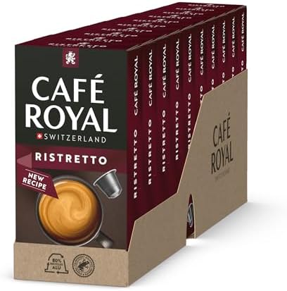Café Royal Ristretto – 100 Nespresso Compatible Recycled Aluminum Pods
