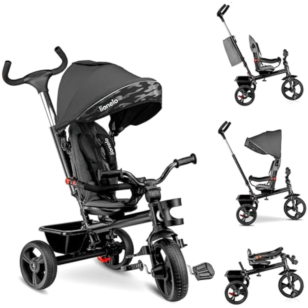 Lionelo Haari 2in1 Kids Tricycle Stroller with Swivel Seat & Canopy