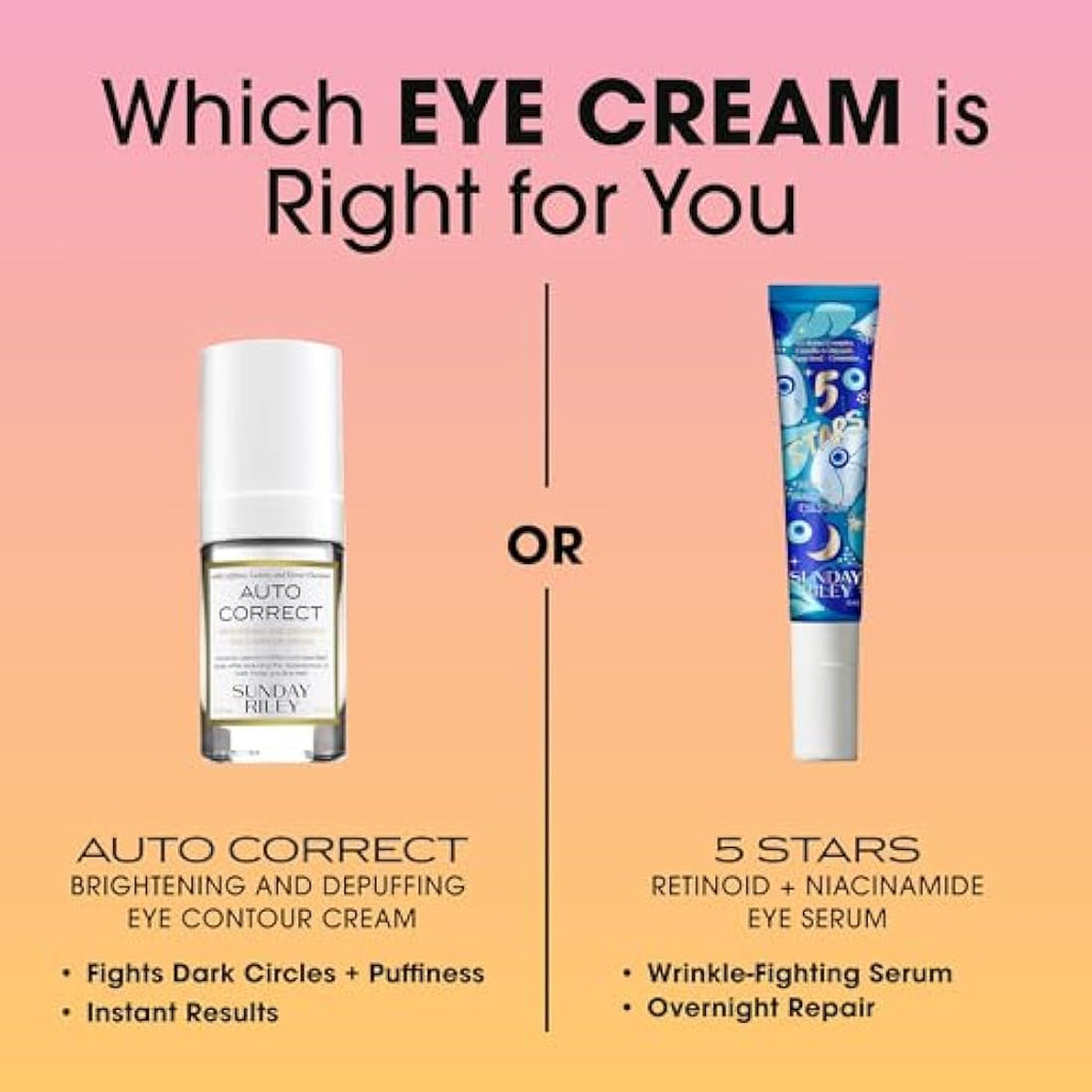 Sunday Riley Auto Correct Brightening and Depuffing Eye Cream - 0.5 fl oz