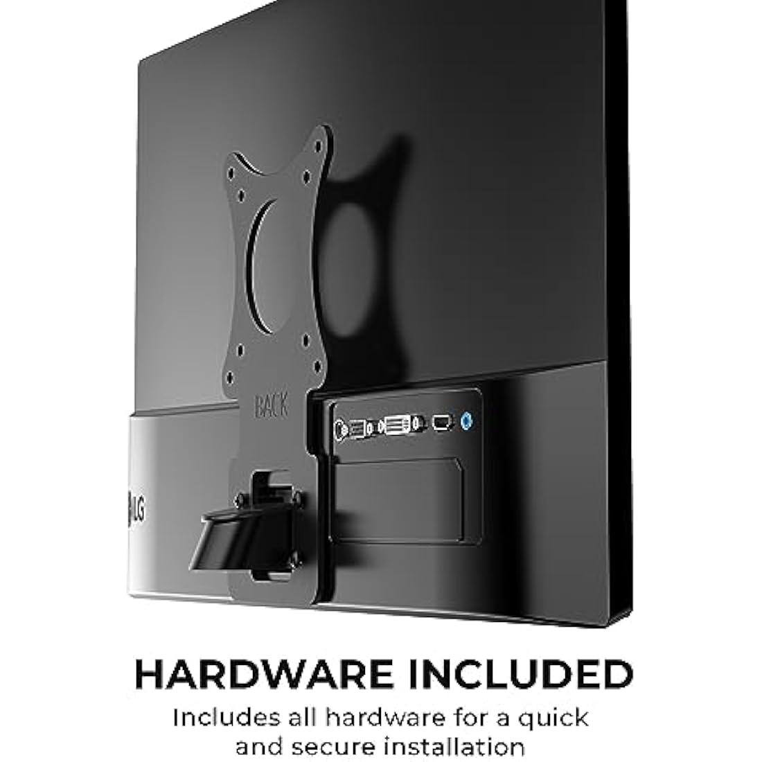 HumanCentric VESA Mount Adapter for LG 24MP58VQ and 24MP59HT Monitors