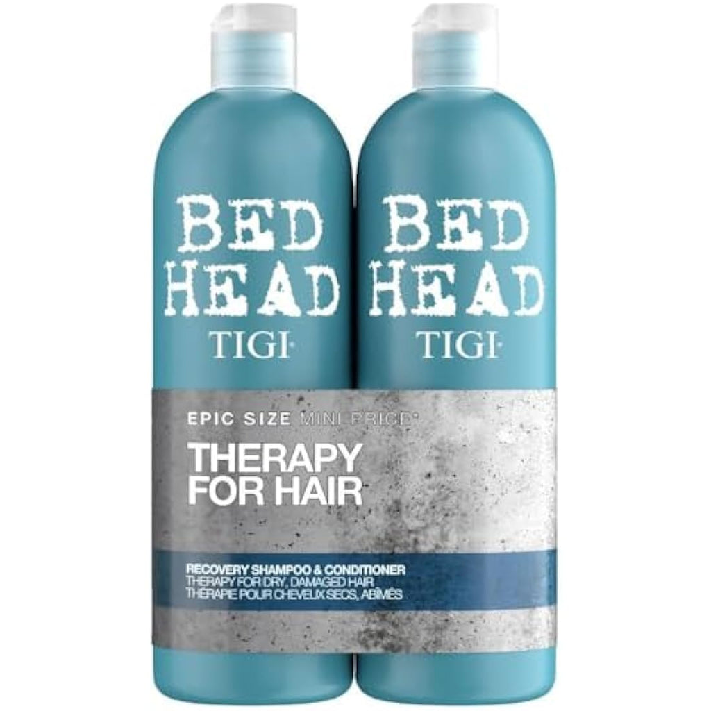 Bed Head by TIGI Recovery Shampoo and Conditioner Set for Dry Hair - 750ml