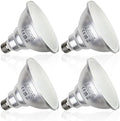 Unikcst PAR38 E27 LED Floodlight Bulbs | 18W Warm White 2000LM - 4 Pack