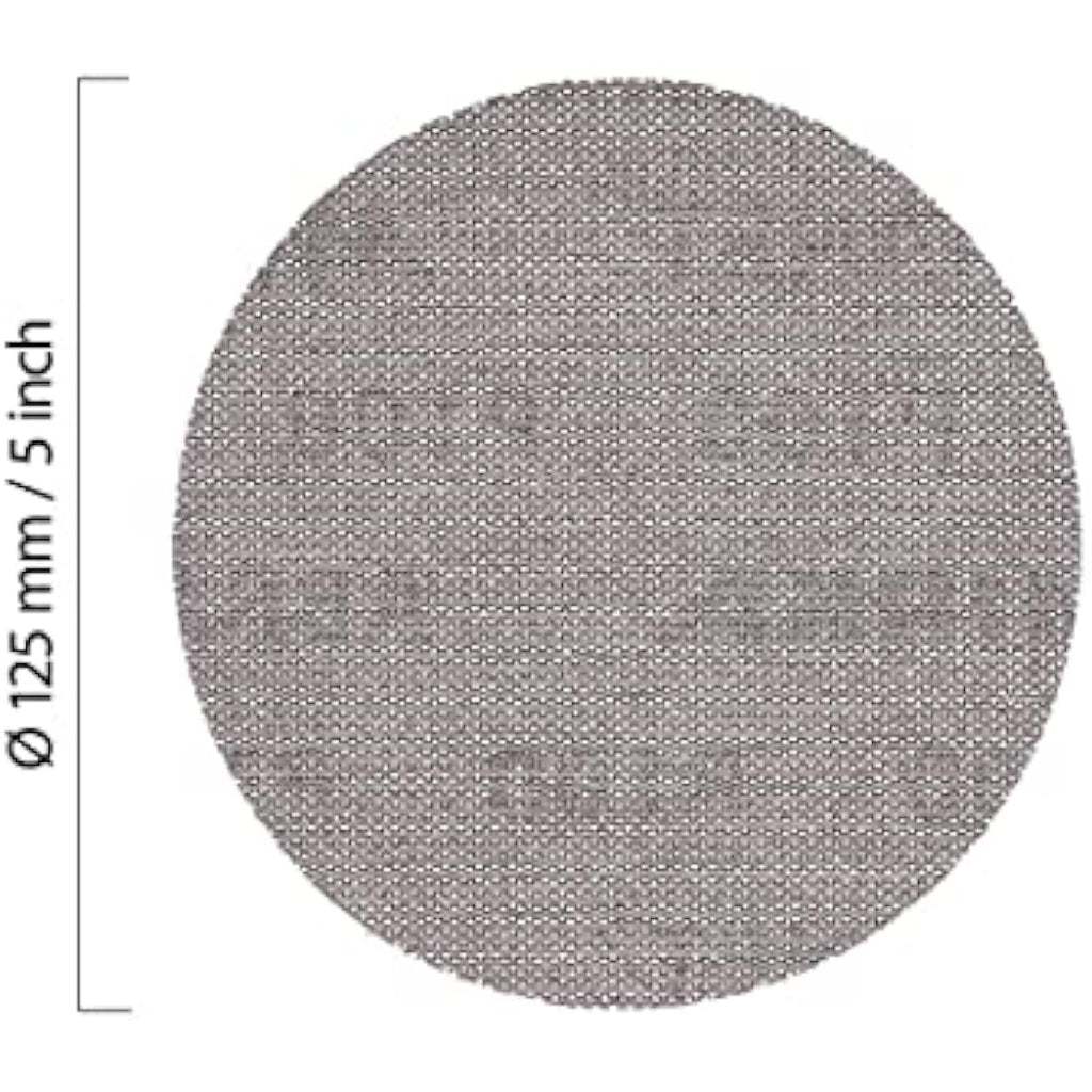 Mirka Abranet 125mm Sanding Discs – 35-Piece Mix Pack (80-600 Grit)