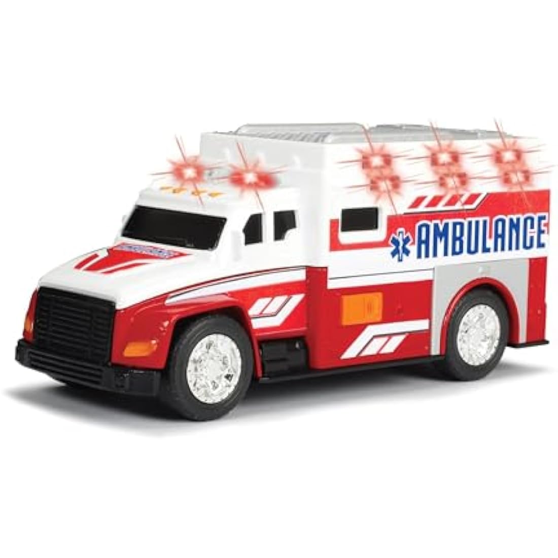 Majorette Land Rover Defender Toy Ambulance with Light and Sound - 15cm