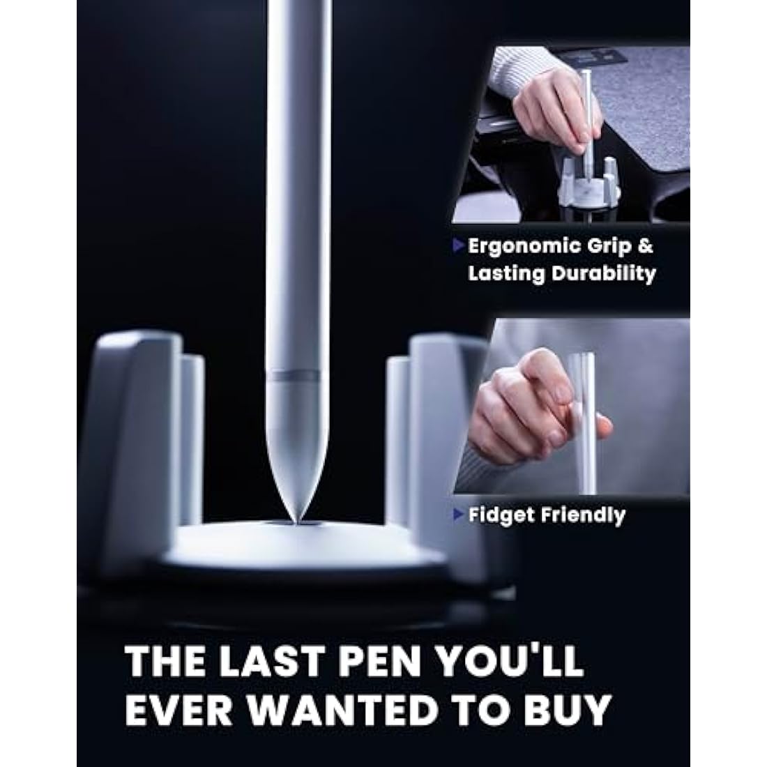 Novium Hoverpen – Luxury Executive Ballpoint Pen for Desk Decor