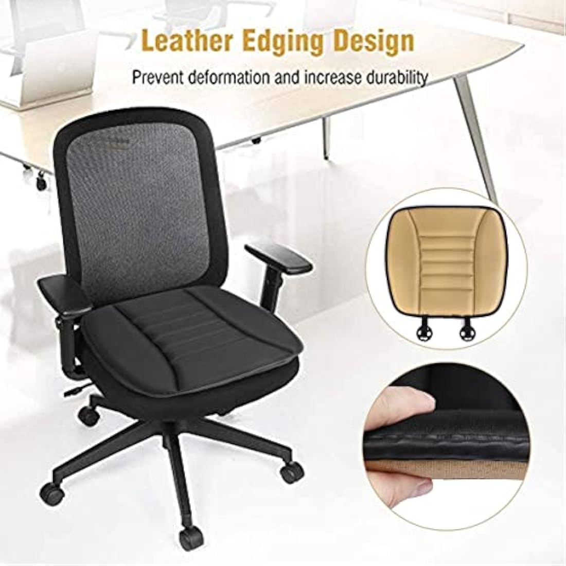 Tsumbay Memory Foam Car Seat Cushion – Non-Slip Driver Seat Pad