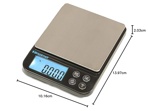 Brecknell EPB Digital Pocket Scale – 500g Capacity Precision Balance