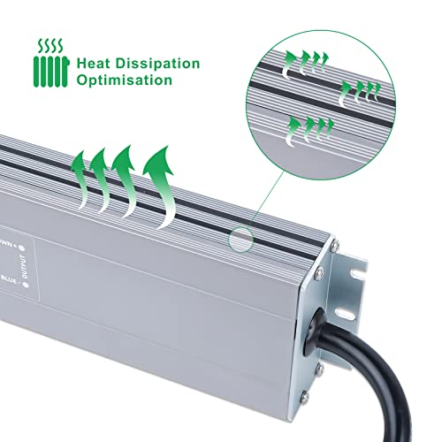 REYLAX 24V 300W LED Driver | IP67 Waterproof Constant Voltage Transformer