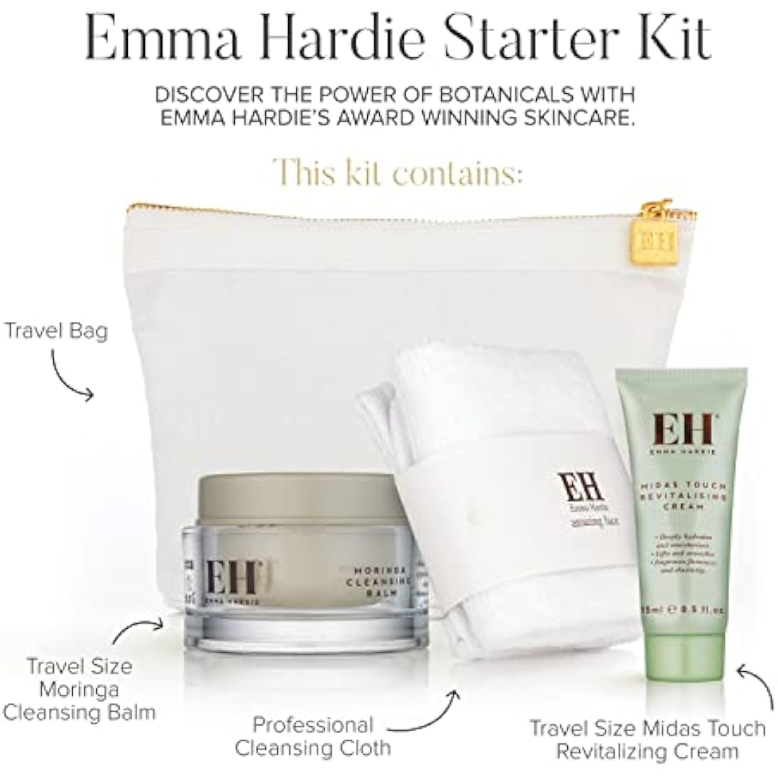 Emma Hardie Skincare Starter Kit – Moringa Cleansing Balm & Face Cream