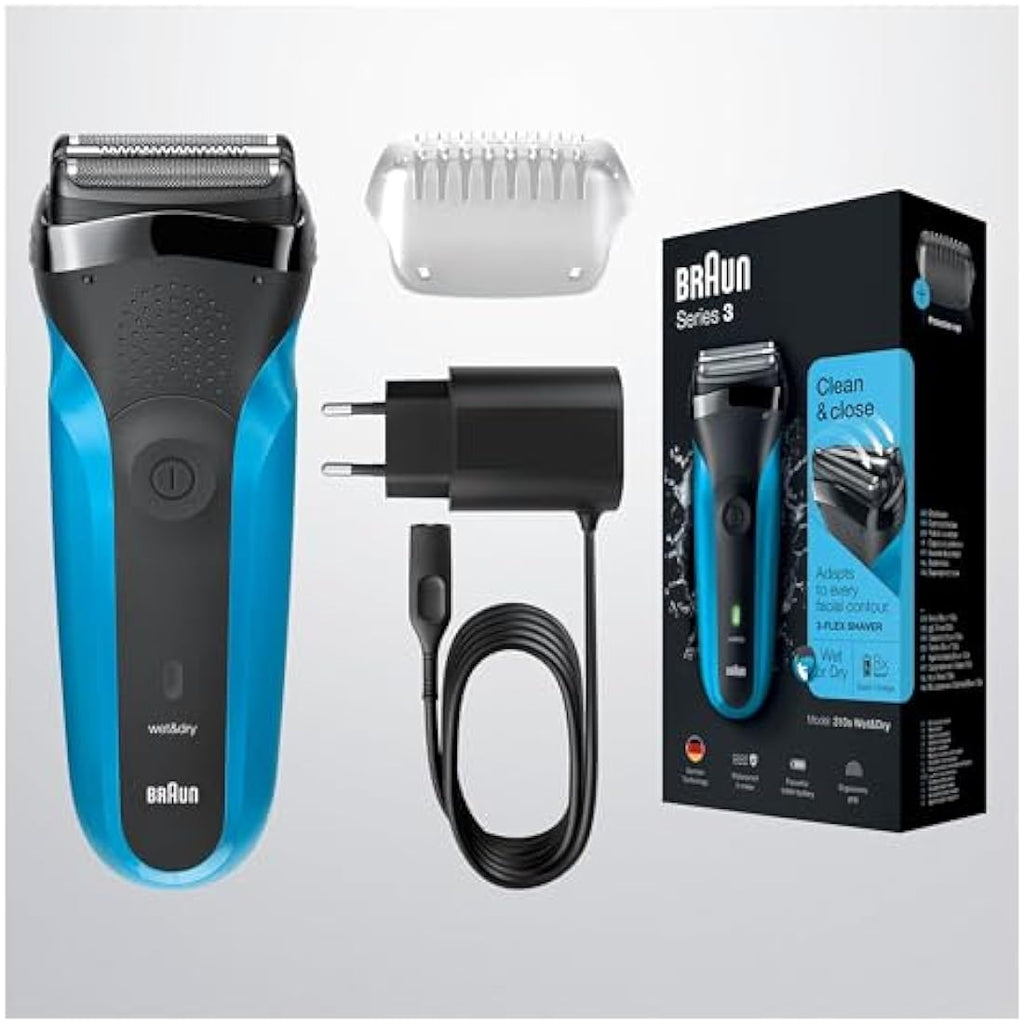 Braun Series 3 Electric Shaver – Wet & Dry Razor with Beard Trimmer