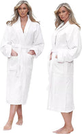 Unisex Cotton Terry Bathrobe – Soft Spa Towelling Robe