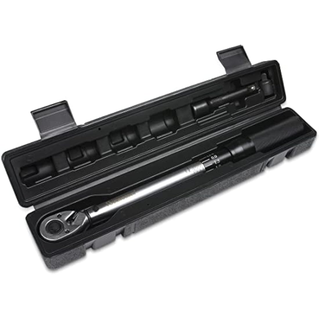 FOURROBBER 1/2-Inch Drive Click Torque Wrench Set, 25-220 Nm