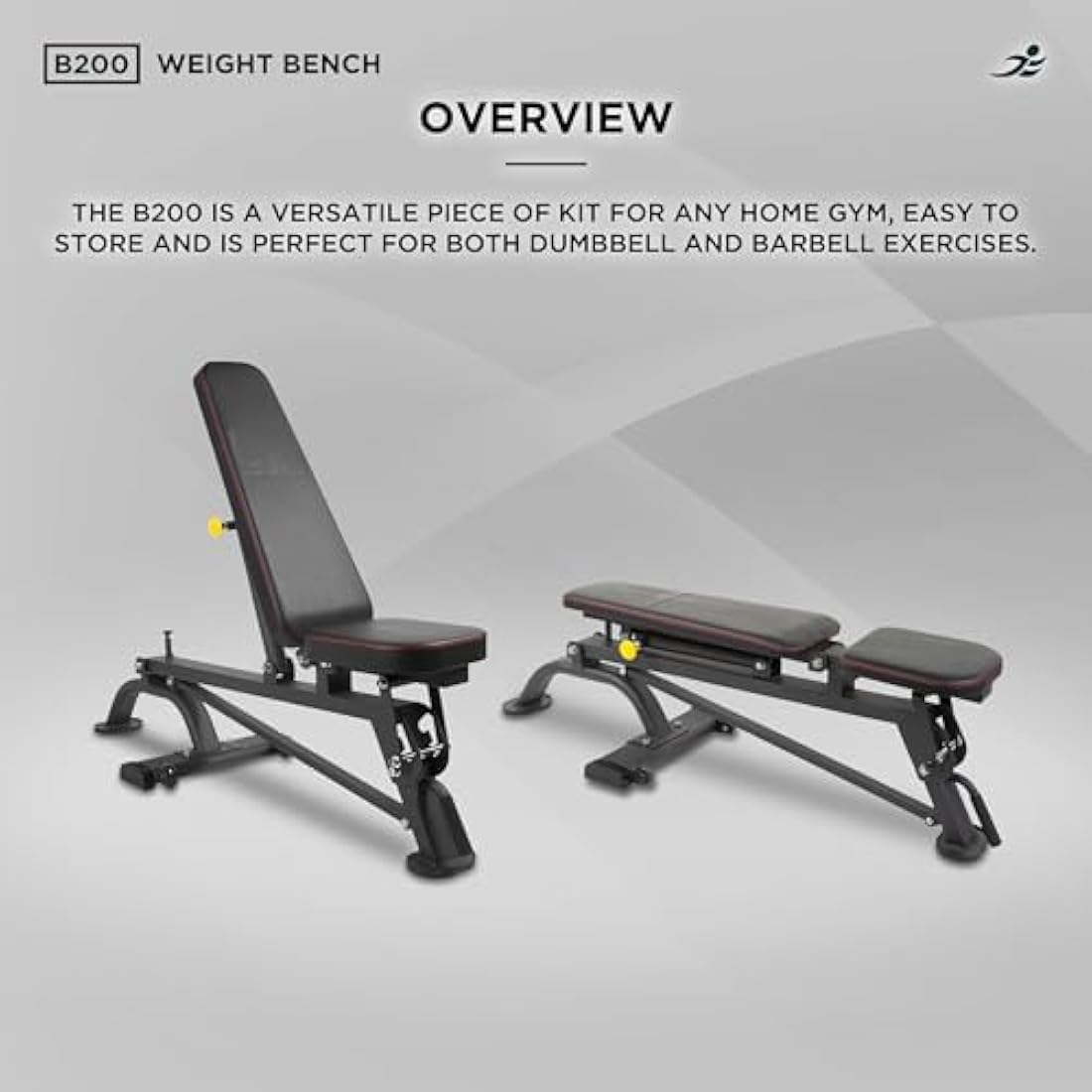 JLL B200 Adjustable Weight Bench – Foldable 200kg Heavy-Duty Home Gym