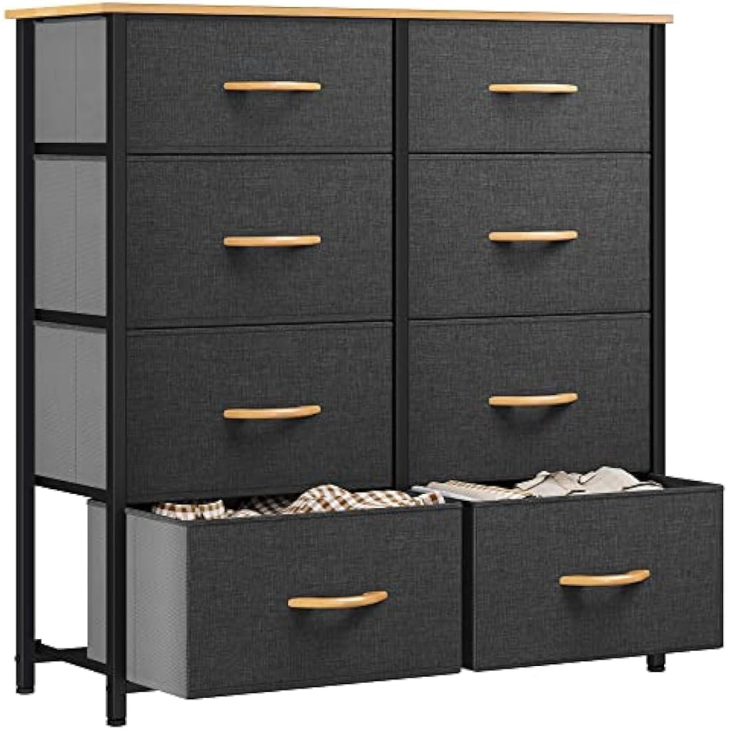 YITAHOME 8-Drawer Fabric Dresser – Storage Organizer with Steel Frame