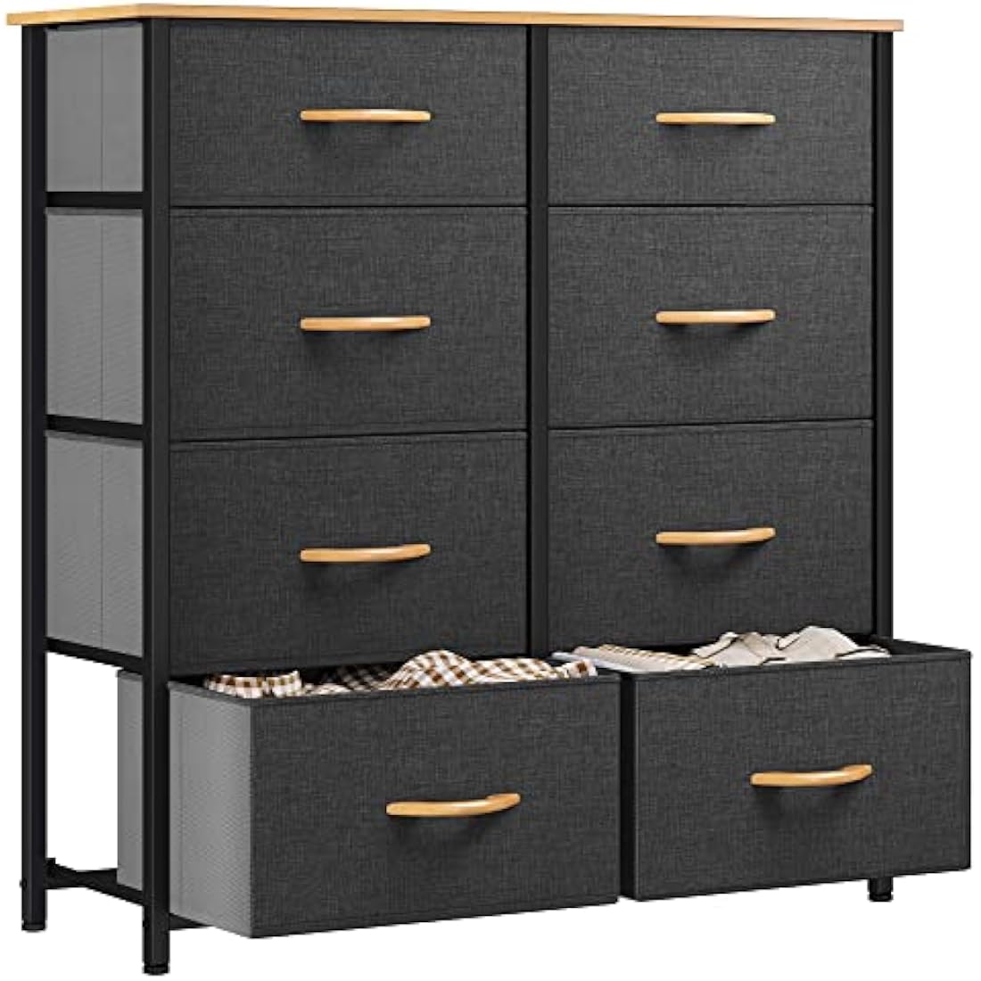 YITAHOME 8-Drawer Fabric Dresser – Storage Organizer with Steel Frame