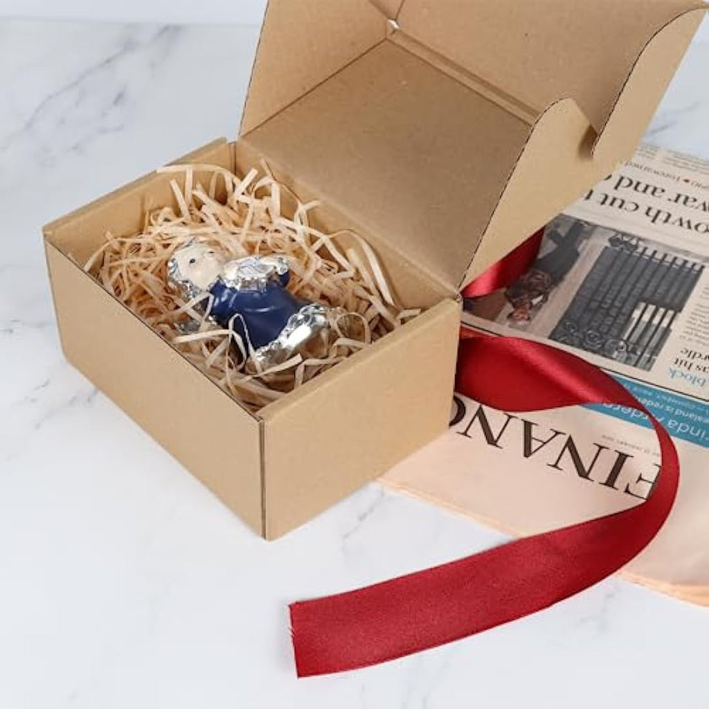 RLAVBL Small Brown Corrugated Shipping Boxes - 6x4x3 Inch (25 Pack)