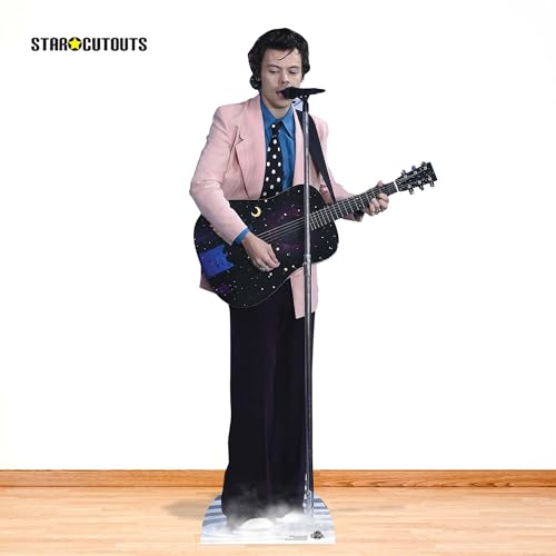 Harry Styles Pink Jacket Lifesize Cardboard Cutout by Star Cutouts