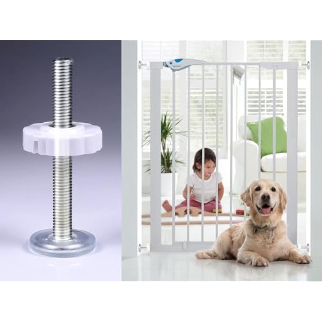 Baby Gate M10 Spindle Rods – 4 Pack Pressure Mounted Bolts