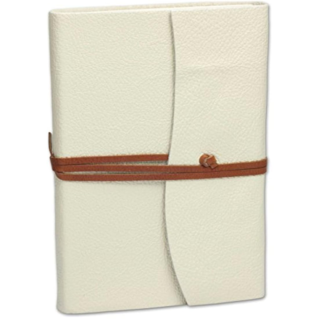 Capri Leather Journal – A5 Italian Handcrafted Diary, Ivory