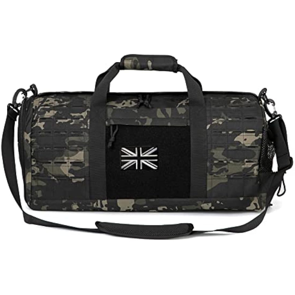 QT&QY 40L Military Tactical Duffle Bag | Waterproof 900D Polyester Gym Bag