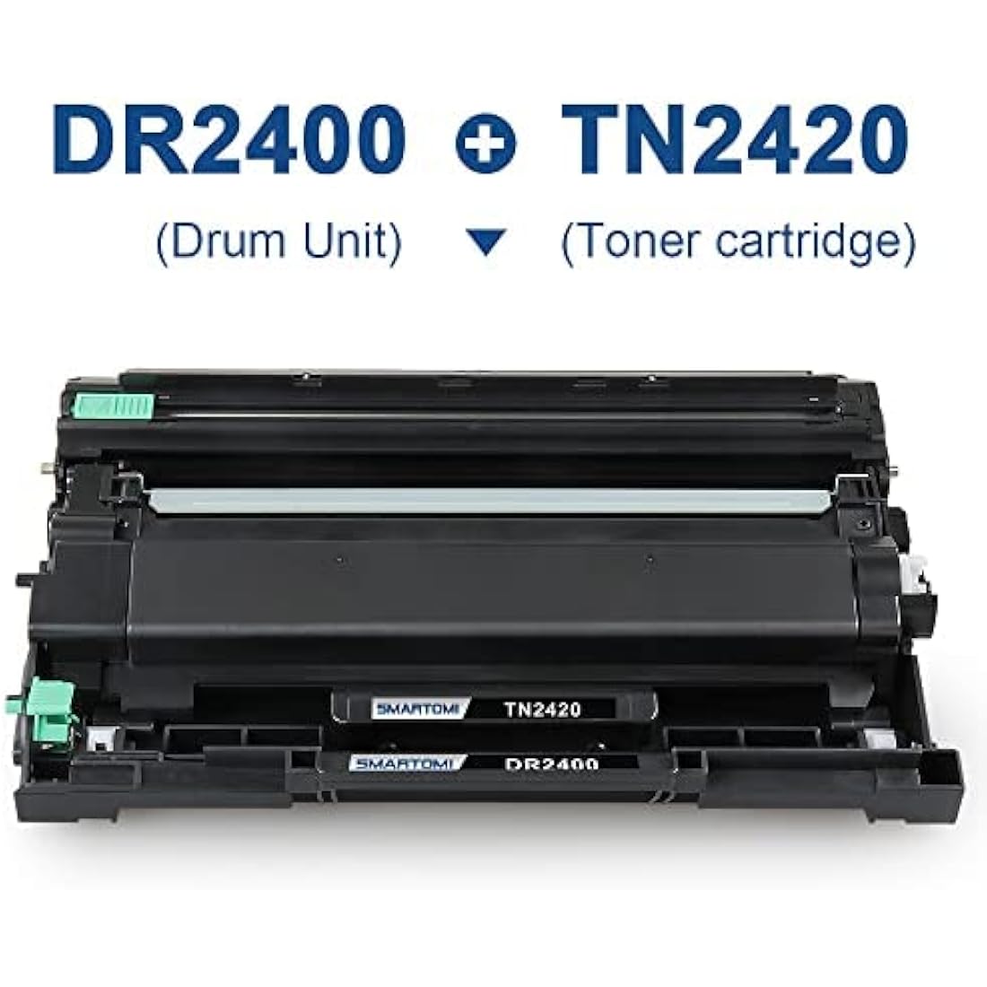 SMARTOMI TN2420 Toner & DR2400 Drum Unit for Brother MFC-L2710DW (3 Pack)