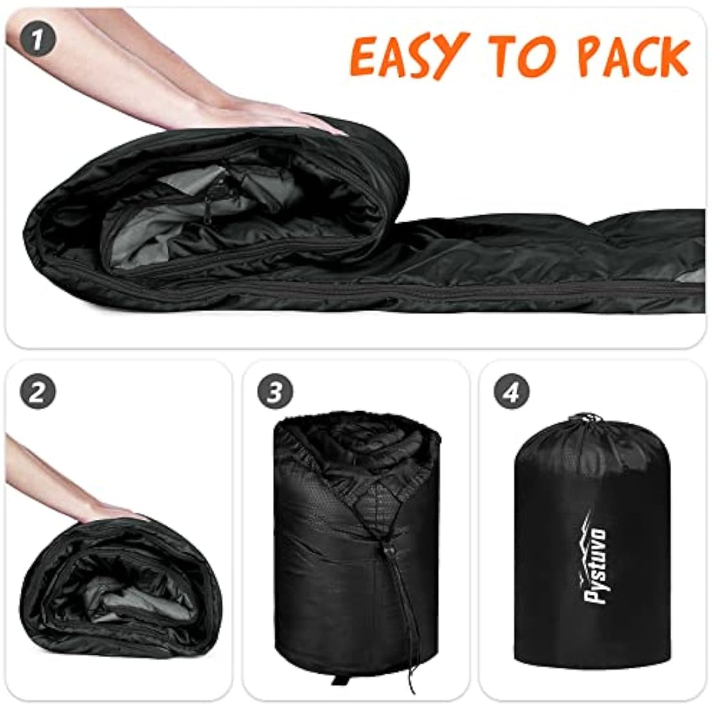 4-Season Sleeping Bag – Lightweight Waterproof Camping Sack