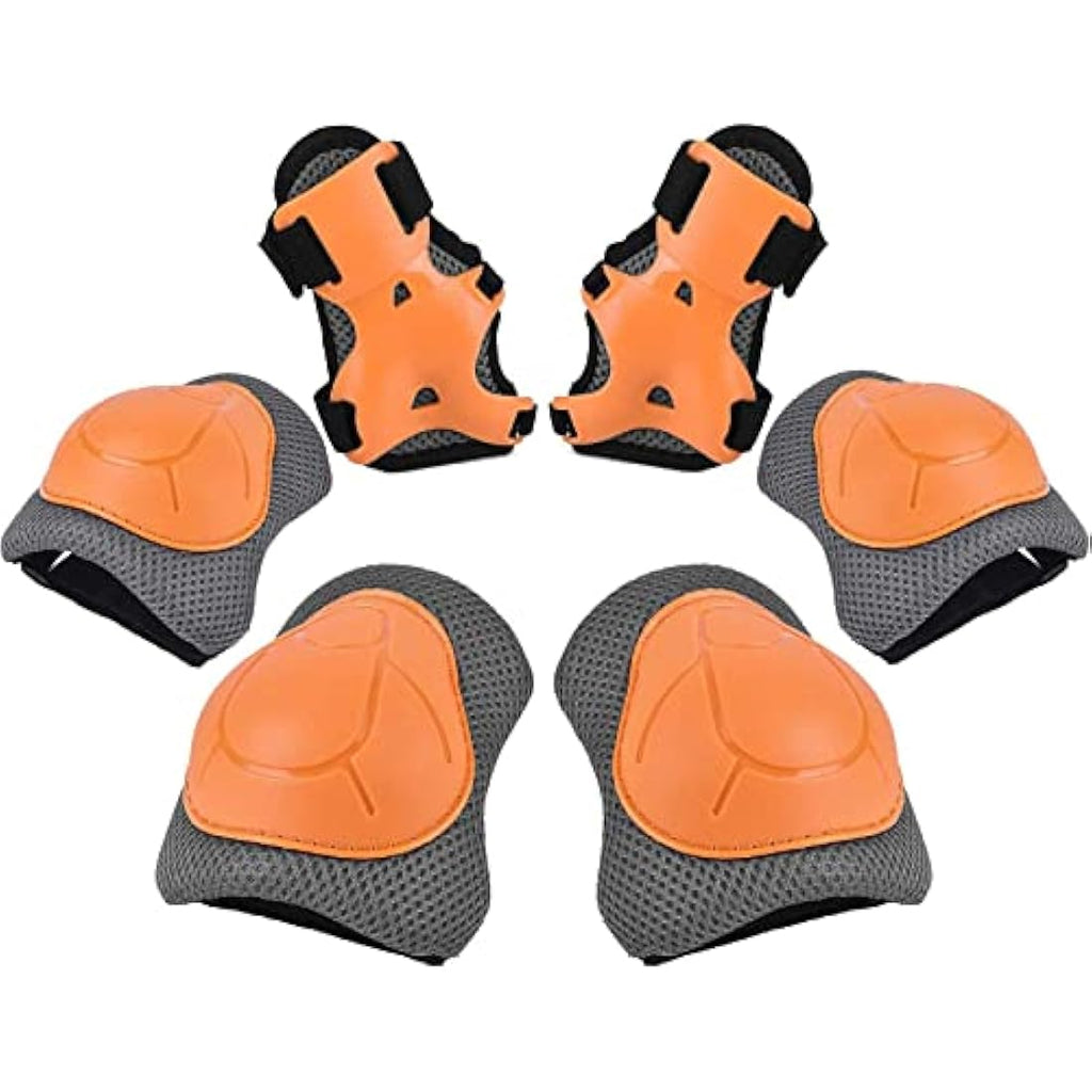 RUNDONG Kids Protective Gear Set – 3-in-1 Knee, Elbow & Wrist Pads