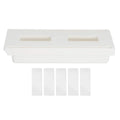 ZONADAH Hidden Under Table Desk Drawer 26x12.6x4.7cm Under Desk Drawer Self-adhesive Table Storage Tray Drawer for Office School Home Kitchen - image 1