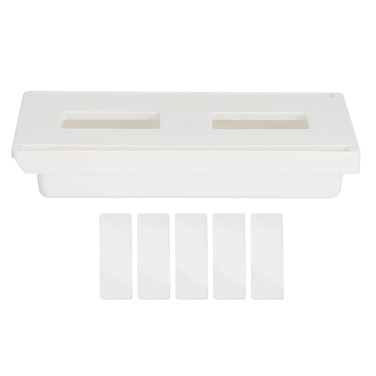 ZONADAH Hidden Under Table Desk Drawer 26x12.6x4.7cm Under Desk Drawer Self-adhesive Table Storage Tray Drawer for Office School Home Kitchen - image 1