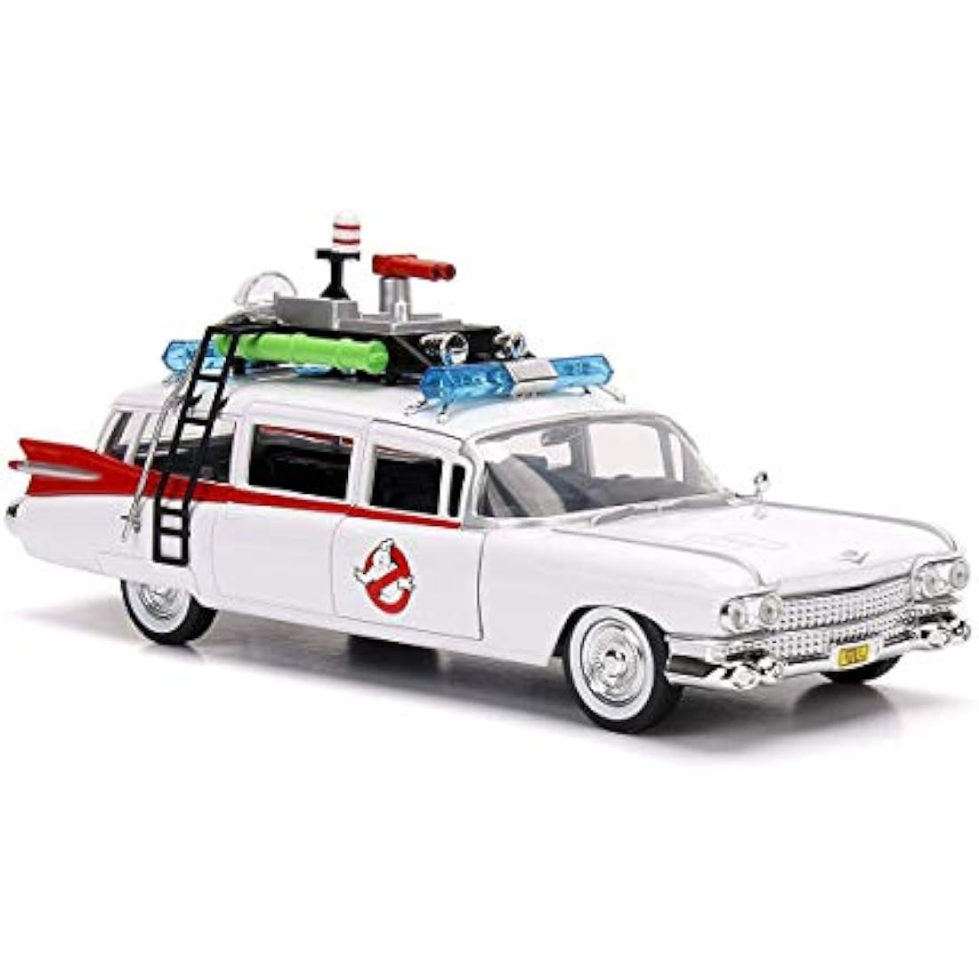 Jada Ghostbusters ECTO-1 Diecast Car – 1:24 Scale Hollywood Rides Model