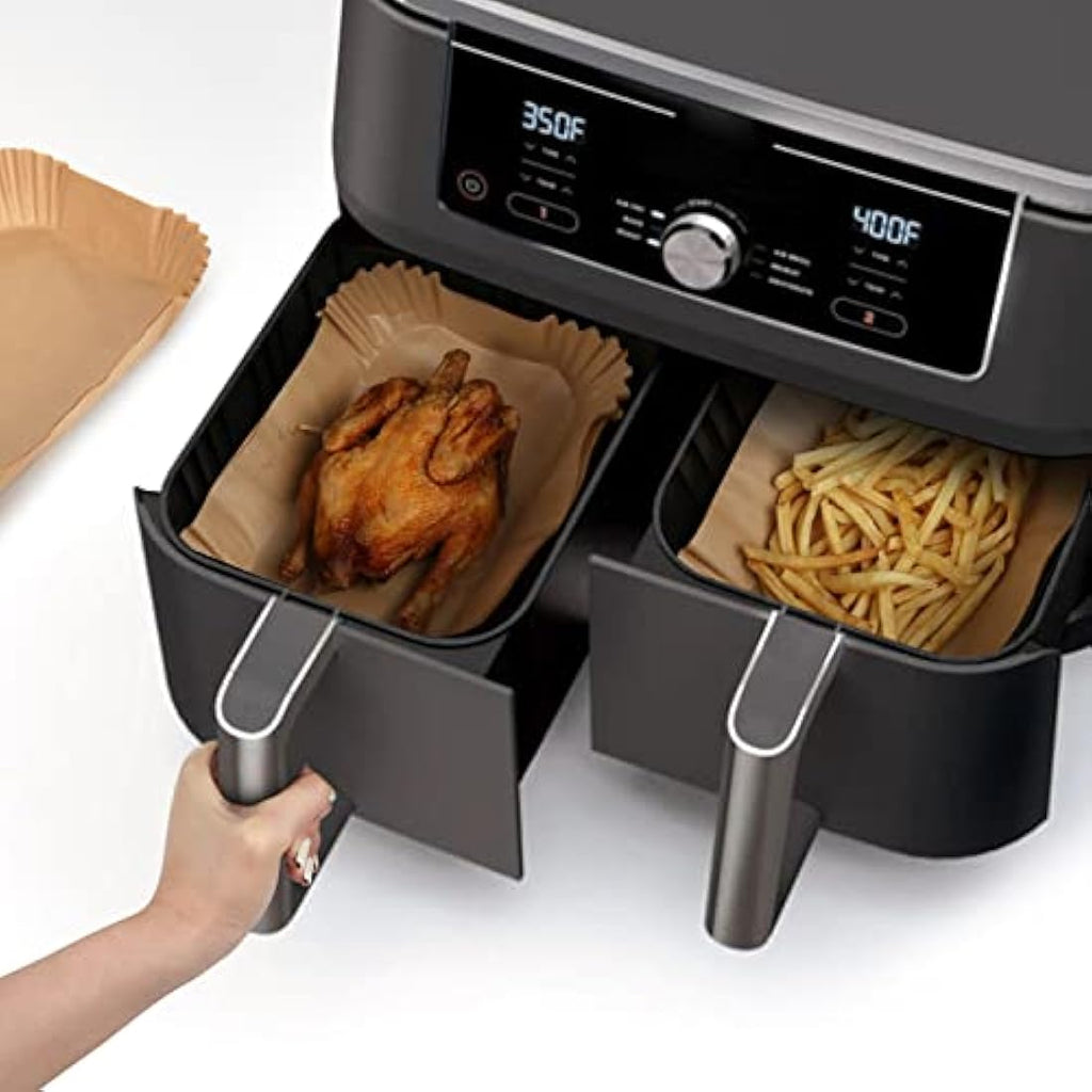 Jolof Store 120Pcs Air Fryer Liners for Ninja Dual Zone – Parchment Paper
