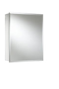Croydex Winster Aluminium Bathroom Mirror Cabinet | Double Door 40x51cm