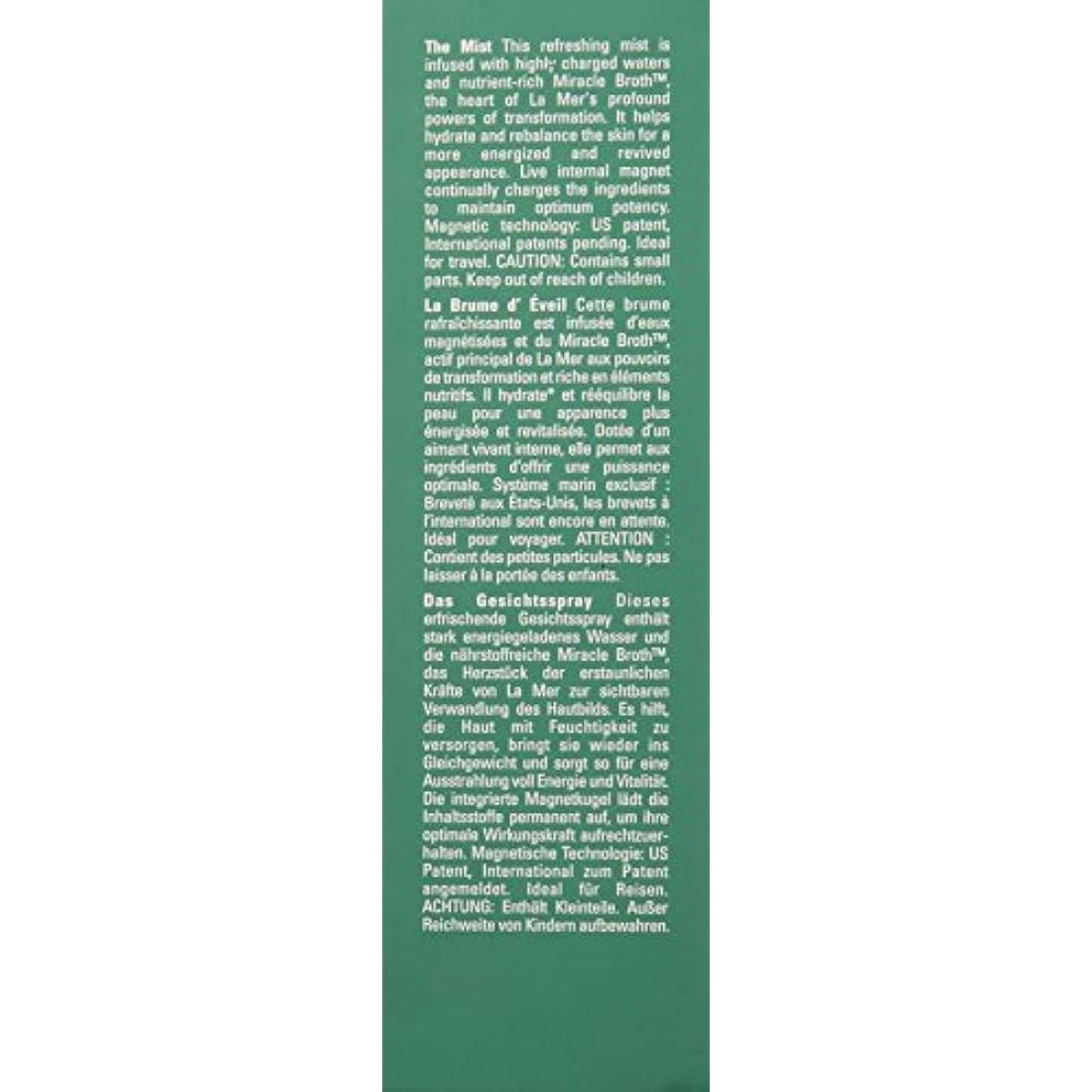La Mer The Mist - Hydrating Luxury Face Moisturizer Spray - 125 ml
