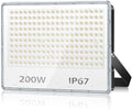 TASINUO 200W LED Floodlight Outdoor | 20000LM IP67 Waterproof Security Light