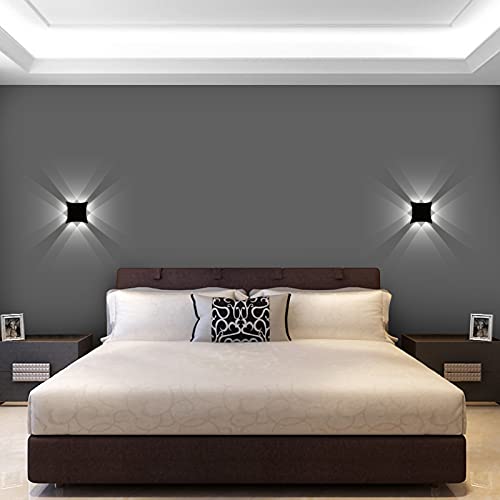KAWELL 8W Modern LED Wall Light - IP65 Waterproof Aluminum Outdoor Sconce
