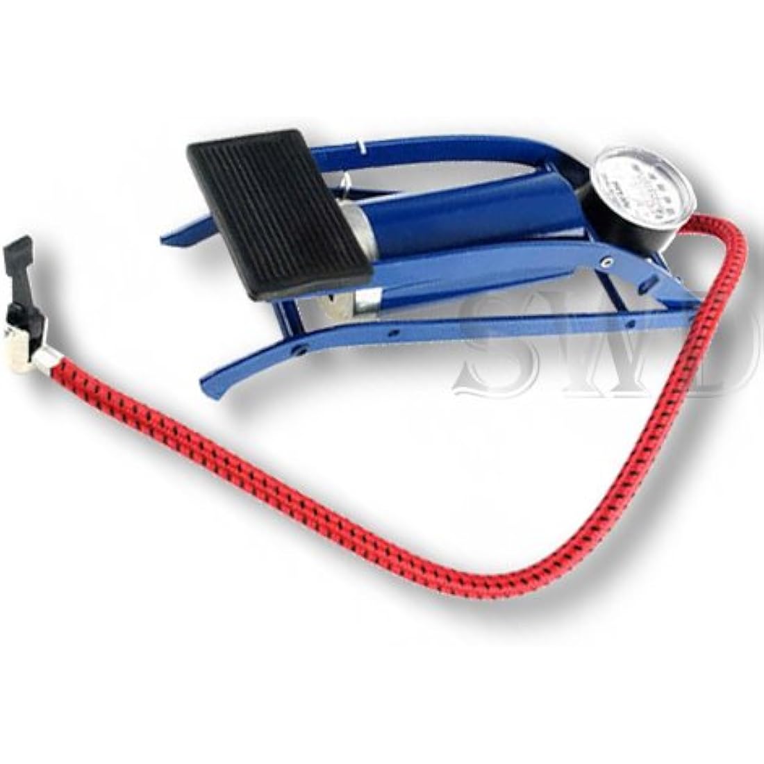 Single Barrel Foot Pump – Tyre Inflator with Pressure Gauge