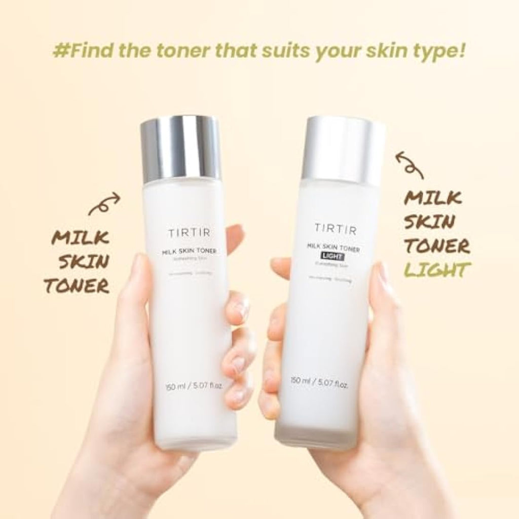 TIRTIR Milk Skin Rice Toner Light - 4% Niacinamide Hydrating Vegan Toner