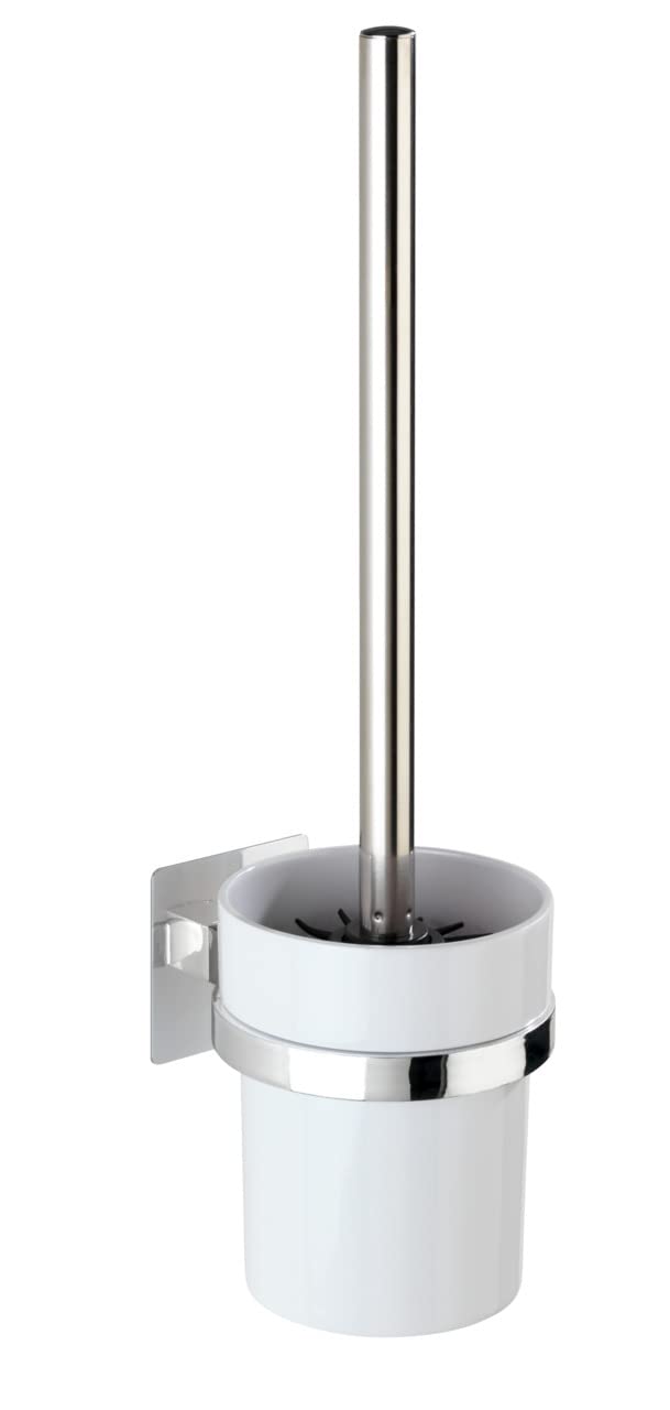 Turbo-Loc Quadro Toilet Brush Set – Wall-Mounted Stainless Steel