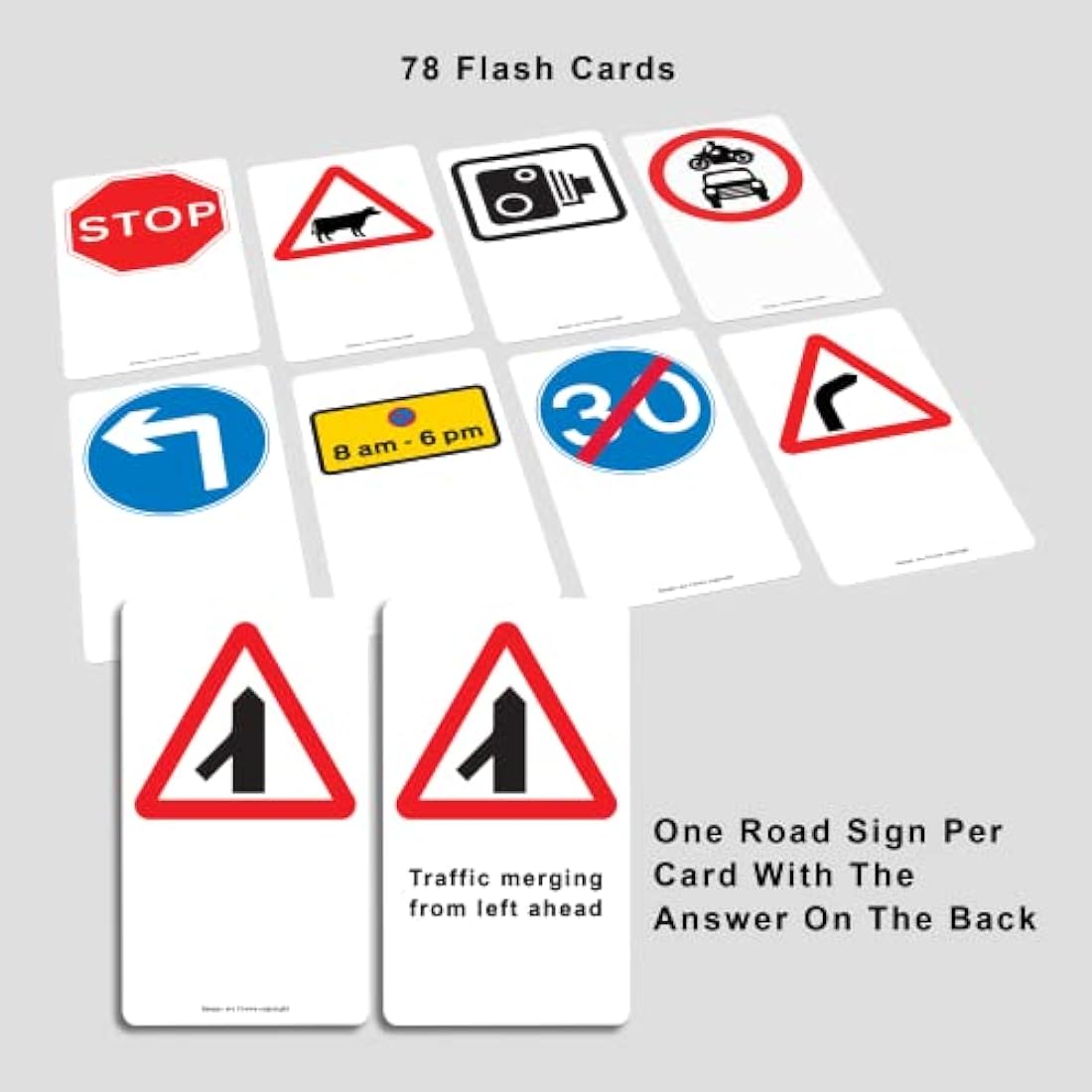 Jolof Store UK Driving Theory Test Kit: Highway Code & 78 Flash Cards