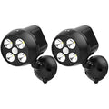 NICREW Battery Powered Motion Sensor Outdoor Security Light, 2-Pack