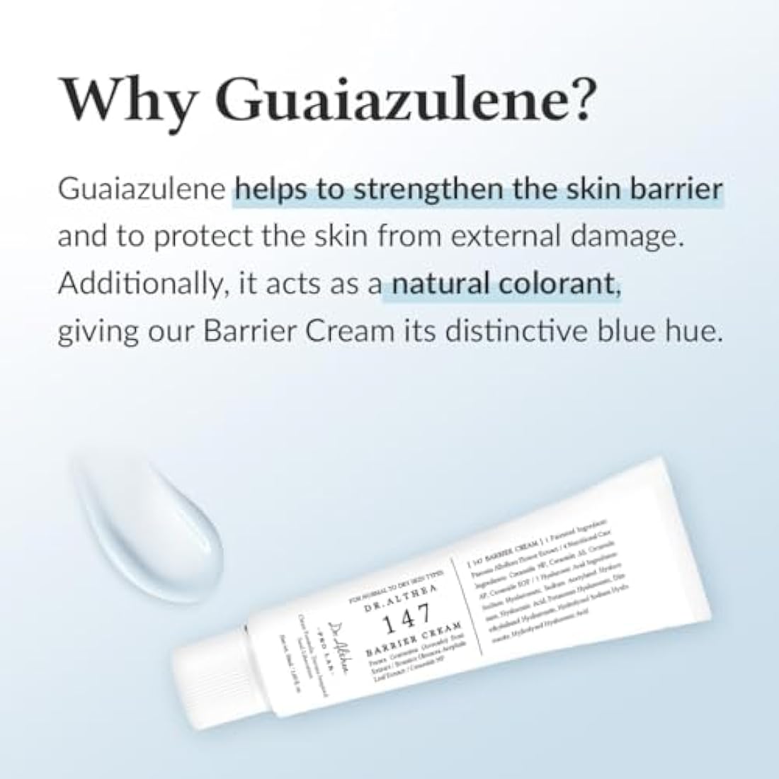 Dr.Althea 147 Barrier Cream | Vegan Ceramide & Hyaluronic Moisturizer