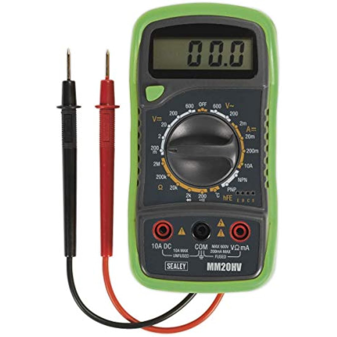 Sealey MM20HV Digital Multimeter | 8 Function with Thermocouple Hi-Vis