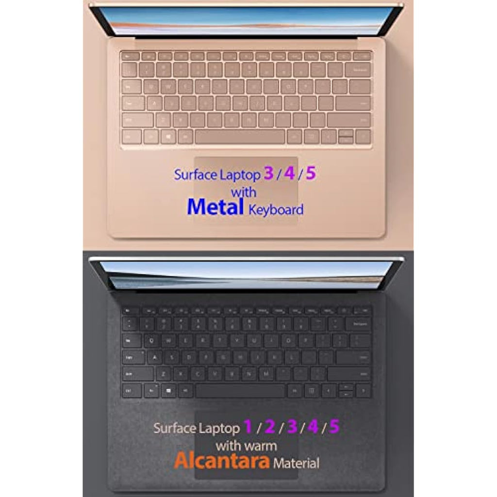 mCover Hard Shell Case for Surface Laptop 1-5 Alcantara - Purple