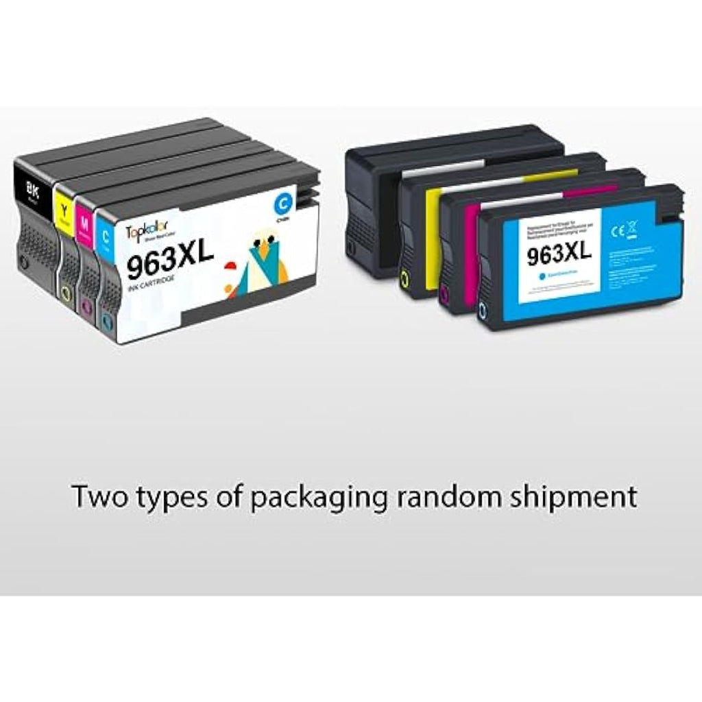 Topkolor 963XL Remanufactured Ink Cartridges for HP OfficeJet Pro 9010 9020