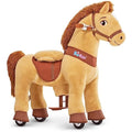 PonyCycle Essential Model E Ride-on Horse with Brake - Light Brown