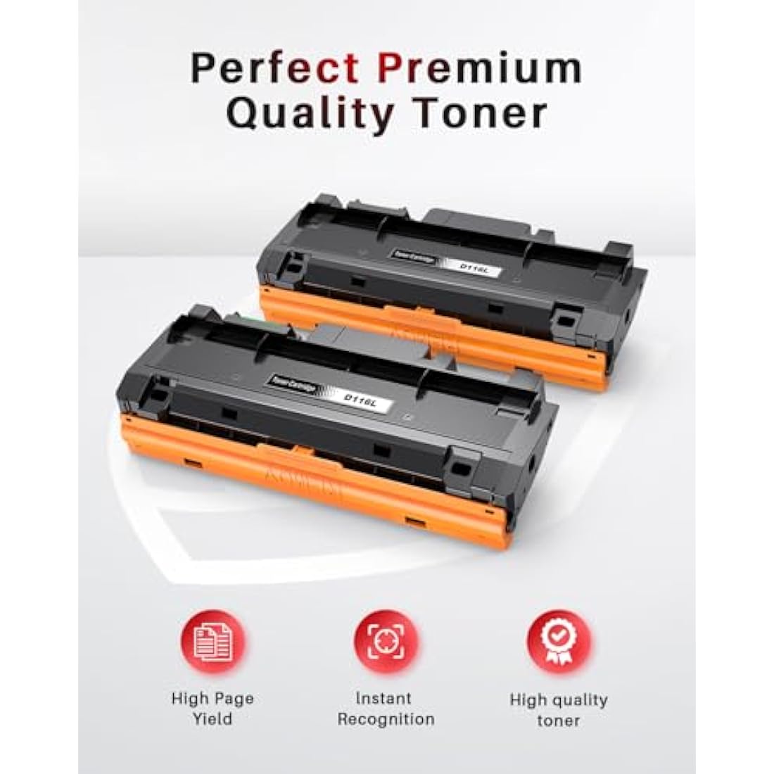 Halloya MLT-D116L Compatible Black Toner Cartridge for Samsung Xpress, 2-Pack