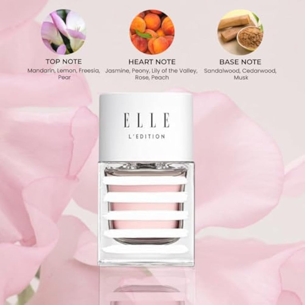 ELLE L'Edition Eau De Parfum for Women – Luxury Spring Fragrance, 30ml