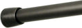iDesign Metal Tension Shower Curtain Rail – 66-107cm No-Drill Pole