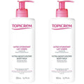 Topicrem Ultra-Moisturizing Body Milk - Hydrating Lotion 2 x 500ml