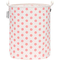 Sea Team Waterproof Ramie Cotton Laundry Hamper – Large Folding Storage Bin